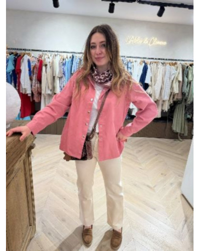 Sur chemise Nina vieux rose