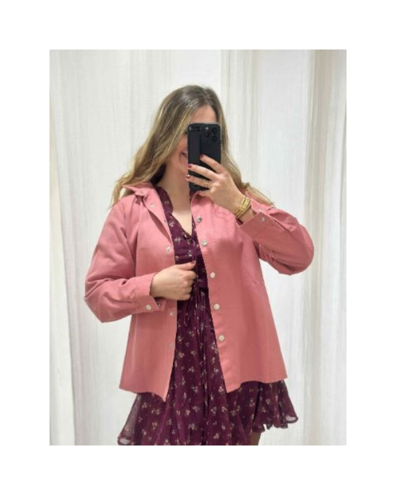 Sur chemise Nina vieux rose