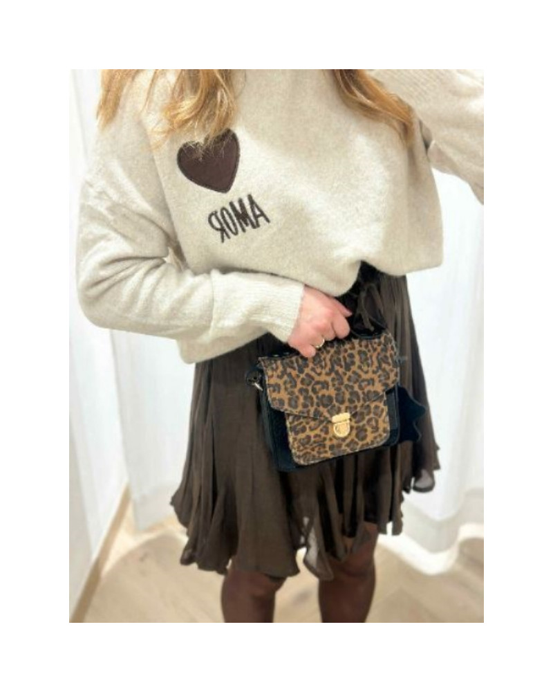 Pull beige amor