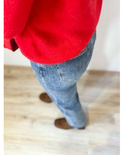 Jean Denim Brut Coupe Straight – Modèle Oraïje Authentique