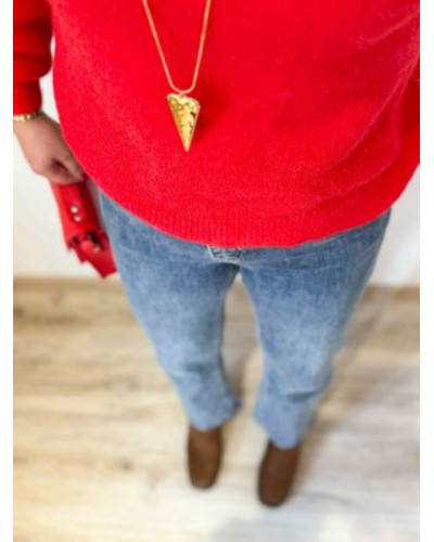 Jean Denim Brut Coupe Straight – Modèle Oraïje Authentique