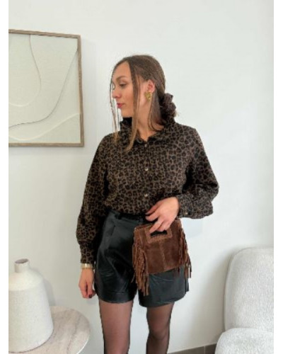 Sur-chemise Veste léopard