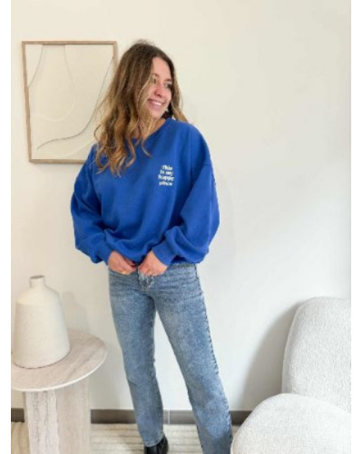 Sweat bleu roi