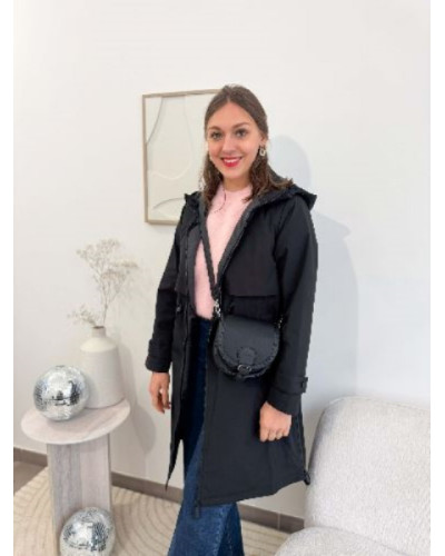 Impermeable noir