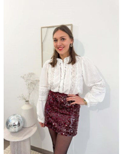 Chemise broderie anglaise