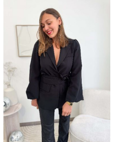 Pantalon brillant - Noir