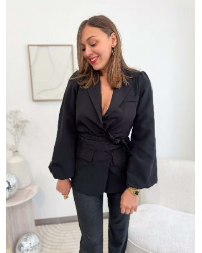 Pantalon brillant - Noir