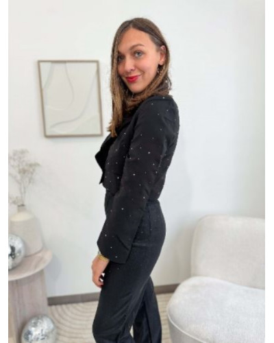 Pantalon brillant - Noir
