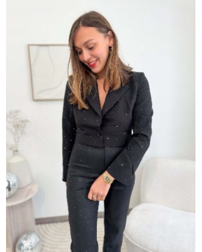 Veste blazer strass 