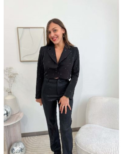 Veste blazer strass 