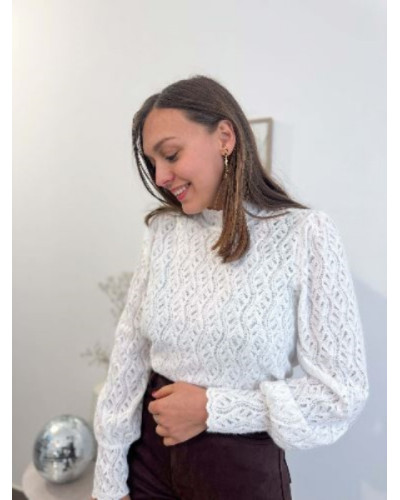 Top dentelle blanc - Esmée