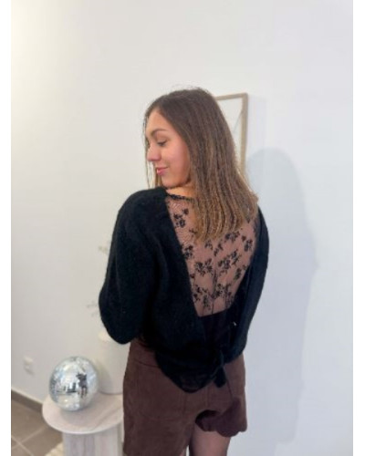 Short en suedine - Marron