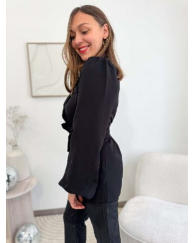 Blazer à nouer - Noir