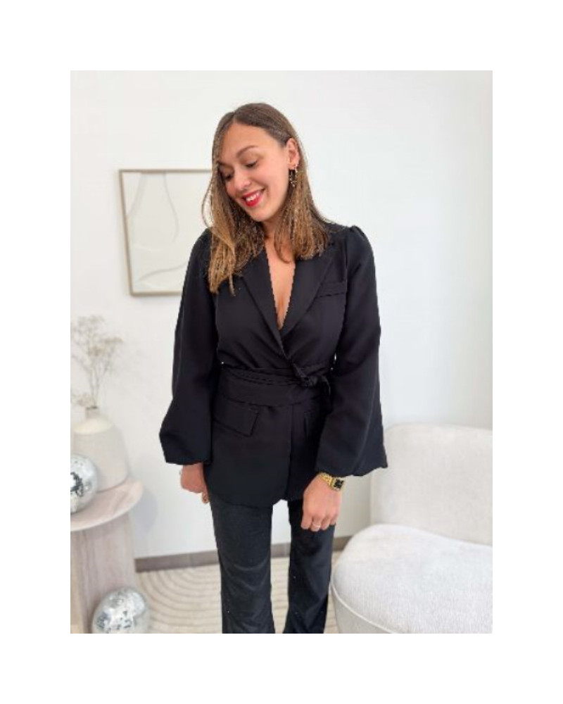 Blazer à nouer - Noir