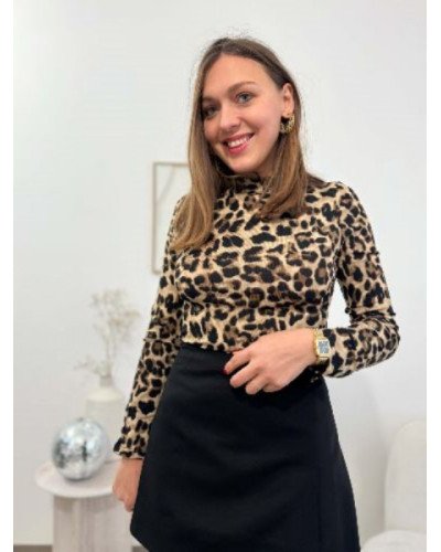 Sous pull leopard