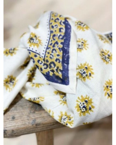 Foulard indien - Clarence ecru