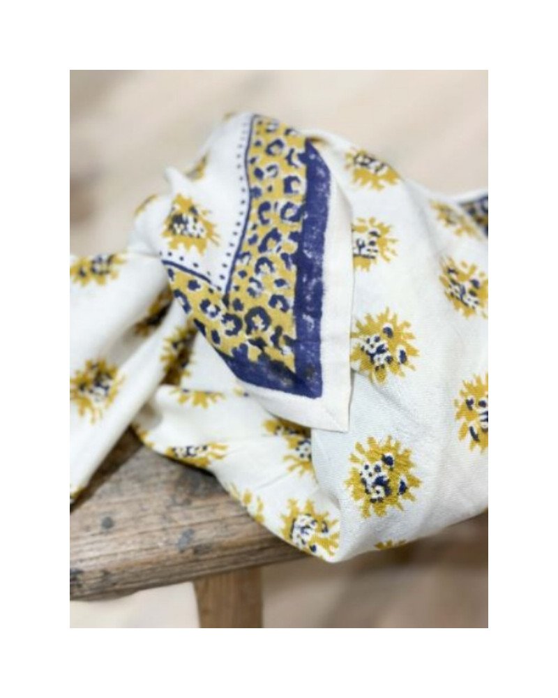Foulard indien - Clarence ecru