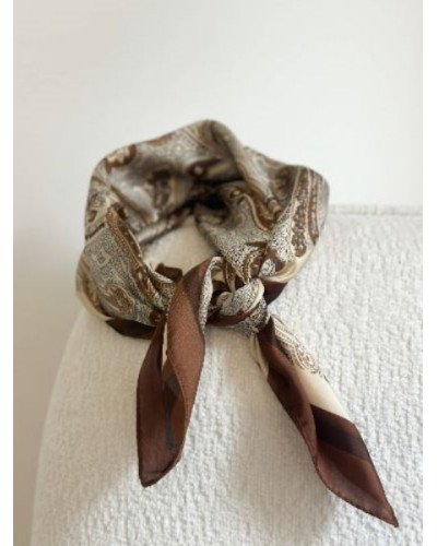 Foulard Marron - Daphné 
