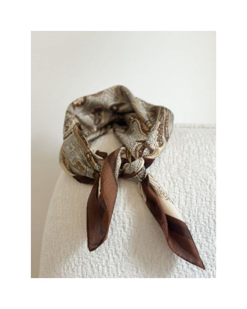Foulard Marron - Daphné 