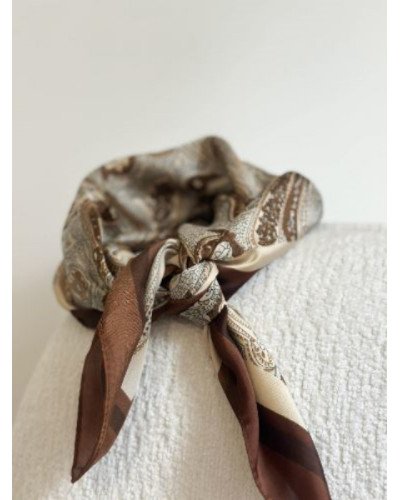 Foulard Marron - Daphné 