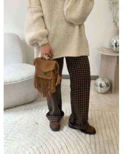 Pantalon à carreaux 