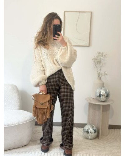 Pantalon à carreaux 