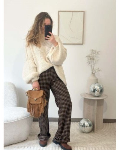 Pantalon à carreaux 