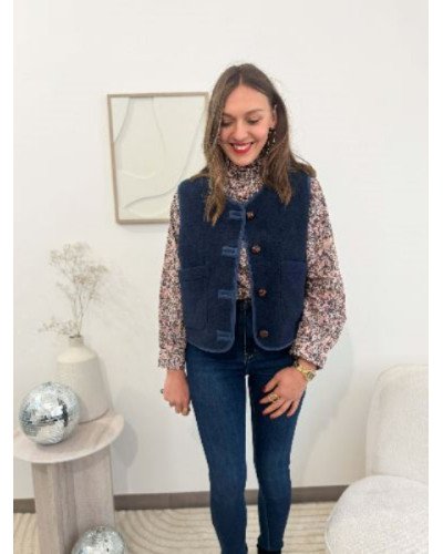 Gilet reversible - Marine