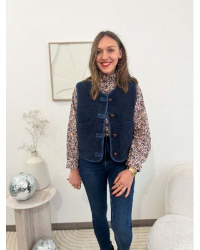 Gilet reversible - Marine