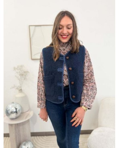 Gilet reversible - Marine