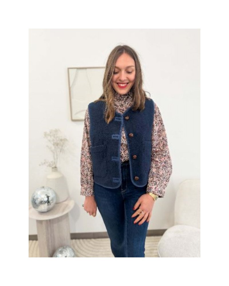 Gilet reversible - Marine