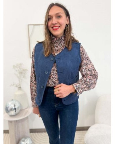 Gilet reversible - Marine