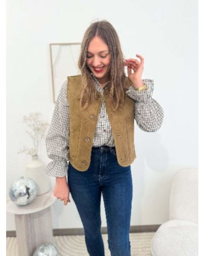 Gilet reversible - Kaki