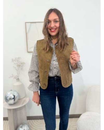 Gilet reversible - Kaki