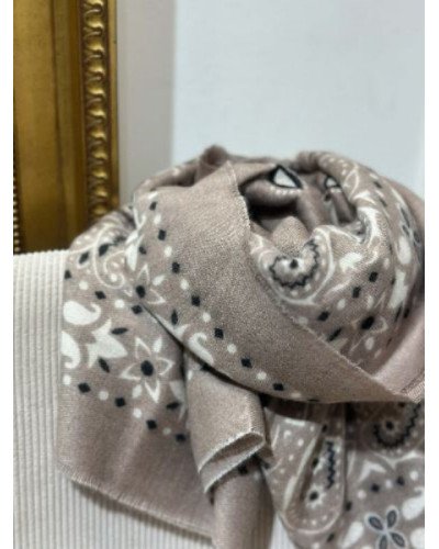 Echarpe bandana - Taupe