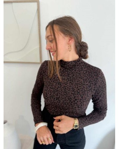 Sous pull leopard