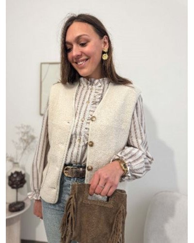 Blouse à lignes - Léna