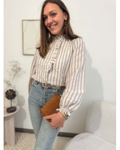 Blouse à lignes - Léna