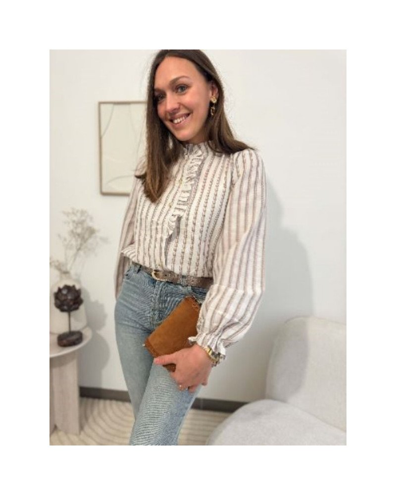 Blouse à lignes - Léna