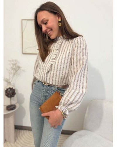 Blouse à lignes - Léna