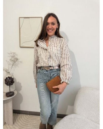 Blouse à lignes - Léna