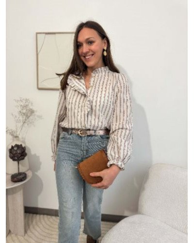 Blouse à lignes - Léna