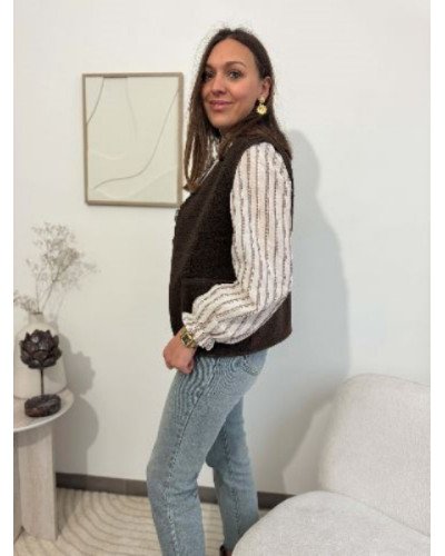 Blouse à lignes - Léna