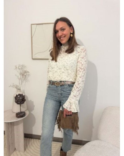 Blouse dentelle 