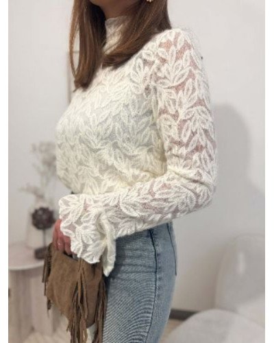 Blouse dentelle 