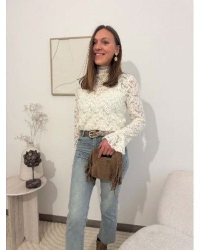 Blouse dentelle 