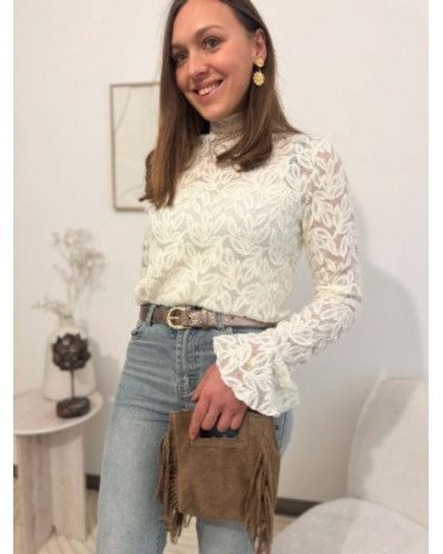 Blouse dentelle 