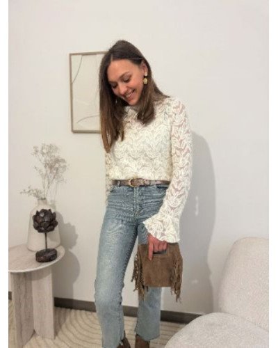 Blouse dentelle 