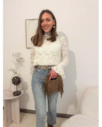 Blouse dentelle 