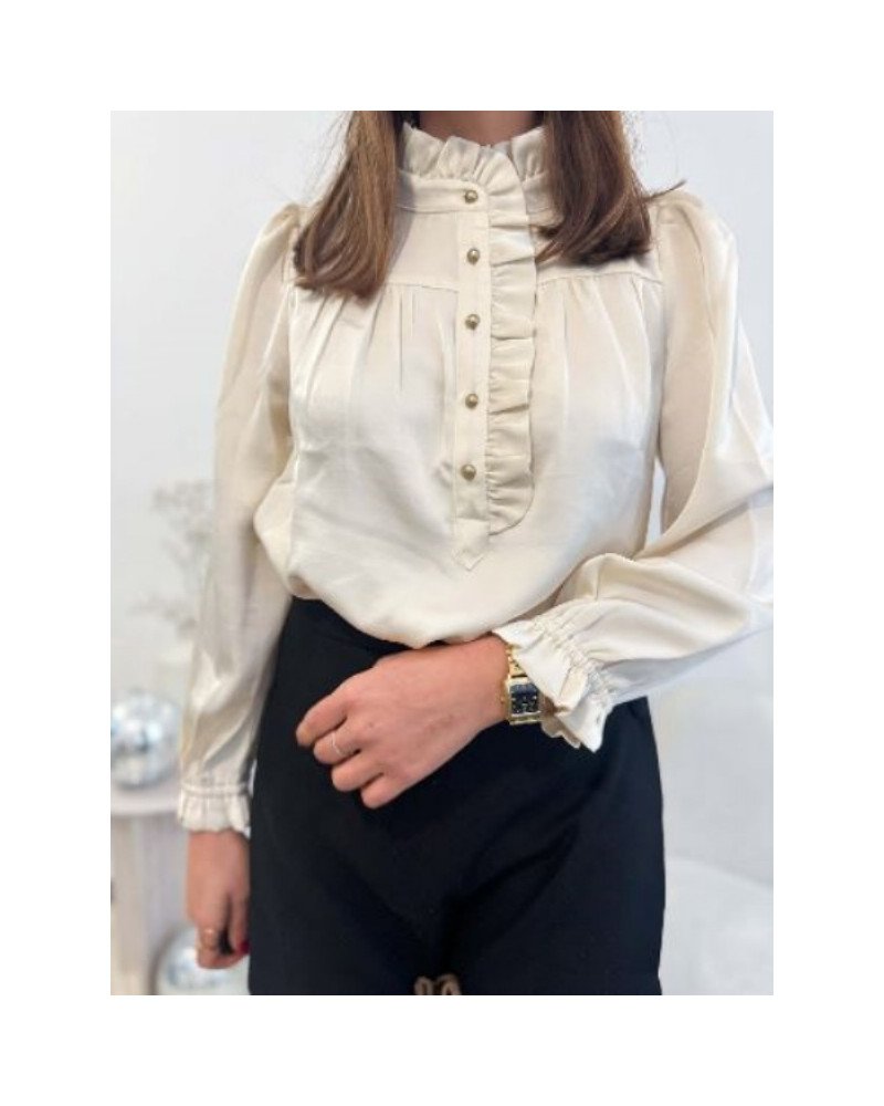 Blouse effet soie